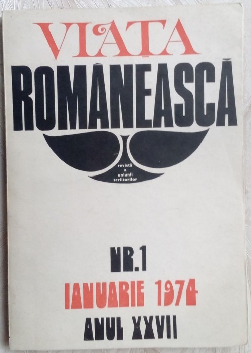 VIATA ROMANEASCA,1/1974(NR. SPECIAL S.F./SCIENCE FICTION+Florenta Albu/Escher+)
