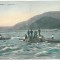 3738 - ORSOVA, Danube Kazan, Romania - Double old postcard - used - 1907