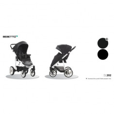 Carucior multifunctional 2 in 1 Nico SL202 (Negru) Bebetto foto