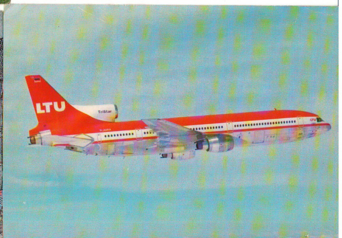 CPI (B8055) CARTE POSTALA - AVION LOCKHEED L-1011 TriStar