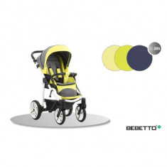 Carucior multifunctional 3 in 1 Nico SL386 (Gri cu Lime) Bebetto foto