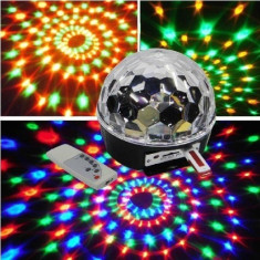 Glob disco Magic,cu led,telecomanda,stick mp3 si difuzoare foto