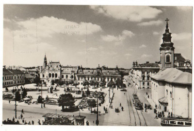 CPI (B8095) CARTE POSTALA - ORADEA. PIATA VICTORIEI foto