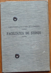 Carnet de student semnat de Dan Barbilian , alias poetul Ion Barbu , 1935 foto