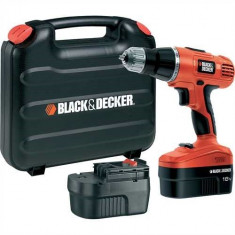 Masina de insurubat/gaurit cu percutie Black&amp;amp;Decker EPC188BK, 2 viteze, de 18V foto