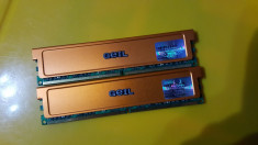 Kit 2GB DDR2 Desktop,1GBx2,Geil,800Mhz,PC2-6400,CL4,Radiator foto