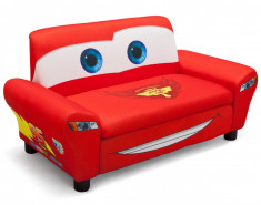 Canapea si cutie depozitare jucarii Disney Cars foto