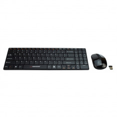 Set tastatura si mouse optic wireless, USB, DPI reglabil, Esperanza Liberty foto