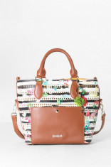 DESIGUAL Geanta Shopper Florida Marine foto