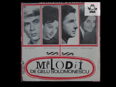 Melodii de Gelu Solomonescu disc vinil single 45 EDC 856 stare excelenta foto