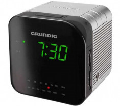 Radio cu ceas Grundig Sonoclock 590 Negru - Gri foto