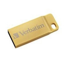 Stick USB 2.0 Verbatim Metal Executive 32 GB Aluminiu Auriu foto