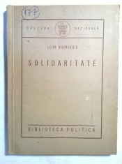 Leon Bourgeois - Solidaritate foto