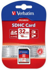 Card SDHC Verbatim 32GB Class 10 foto