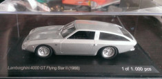 Macheta metal - Lamborghini 4000 GT Flying Star II 1966 - NOUA, Whitebox 1:43 foto