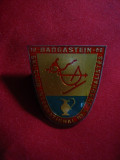 Insigna Club International Ski al Jurnalistilor Badgastein 1969 ,h=3,6 cm