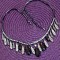 Colier negru nunta special Swarovski -Pandantiv/ Colier/Lantisor