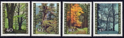 Lichtenstein 1980 - natura ,vegetatie ,cat.nr.698-701 neuzat,perfecta stare(z) foto