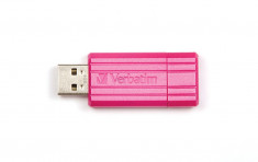 Stick USB 2.0 Verbatim PinStripe 32 GB Roz foto