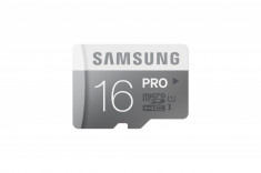 Card microSDXC cu adaptor Samsung 16GB MicroSDXC PRO Class 10 foto