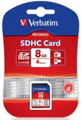 Verbatim 8GB SDHC 8Giga Bites SDHC Class 10 memorii flash foto