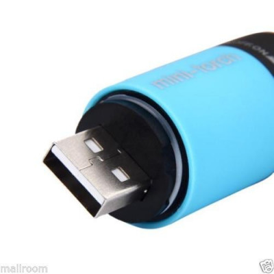 Mini lanterna cu incarcare USB foto