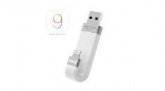 Stick USB 2.0/Lightning Leef iBRIDGE 256GB Alb foto