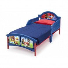 Set pat cu cadru metalic Paw Patrol si saltea pentru patut Dreamily - 140 x 70 x 10 cm foto