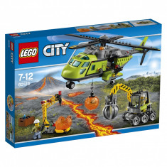 LEGO City Elicopter de aprovizionare la vulcan foto