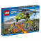 LEGO City Elicopter de aprovizionare la vulcan