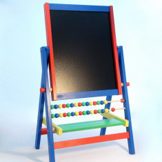 Tabla magnetica colorata cu socotitoare abac-EcoPino foto