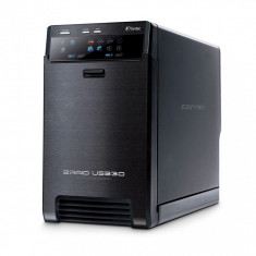 Typhoon QB-X2US3R NAS Mini Tower Negru foto