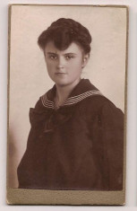 cdv atelier Marosvasarhely Targu Mures carton portret fata foto