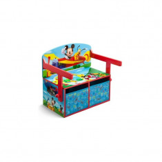 Mobilier 2 in 1 pentru depozitare jucarii Disney Mickey Mouse foto