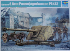 + Kit 1:35 Trumpeter 02308 - German 8.8cm Panzerjagerkanone PAK43 + foto