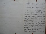 Scrisoare olografa a scriitoarei Constanta Hodos , Sibiu , 1922