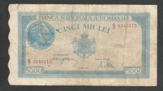 ROMANIA 5000 5.000 LEI 2 MAI 1944 [29] P-55 foto