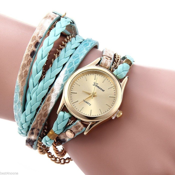 Ceas Fashion Dama GENEVA Tip Bratara - Nou, Quartz - VERDE Ceas Fashion Dama GENEVA Tip Bratara - Nou, Quartz - VERDE