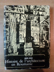 HISTOIRE DE L&amp;#039;ARCHITECTURE EN ROUMANIE de GRIGORE IONESCO , 1972 foto