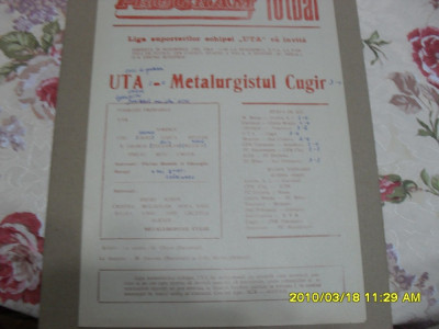 program UTA - Metalurgistul Cugir foto