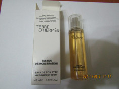 NOU!TESTER 45 ML-TERRE D&amp;#039;HERMES -SUPER PRET,SUPER CALITATE! foto