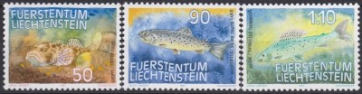 Lichtenstein 1987 - Pesti de apa dulce ,cat.nr.863-5 neuzat,perfecta stare foto