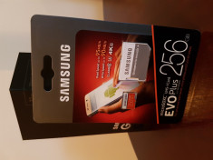 Card Samsung microSDXC EVO Plus 256GB Clasa 10 UHS-1 U1 95MB/s cu adaptor SD foto