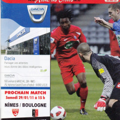 Program meci fotbal NIMES - BOULOGNE (campionatul Frantei) 29.01.2011