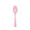 10 Linguri roz din plastic reutilizabile Pretty Pink