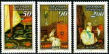 Lichtenstein 1988 - Scrisoarea,cat.nr.898-900 neuzat,perfecta stare(z), Nestampilat