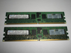 Memorie ram server workstation Samsung 1Gb PC2-5300P DDR2-667 1Rx4 ecc foto