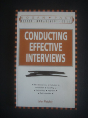 John Fletcher - Conducting effective interviews foto