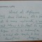 Bilet scris olograf de Dr. Nicolae Lupu, membru marcant al PNT, interbelic