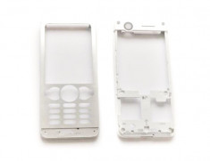 Carcasa Originala Sony Ericsson W302 2 Piese Swap - Argintie foto